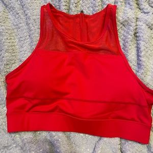 ZYIA red sports bra. Never worn. Size XXXL